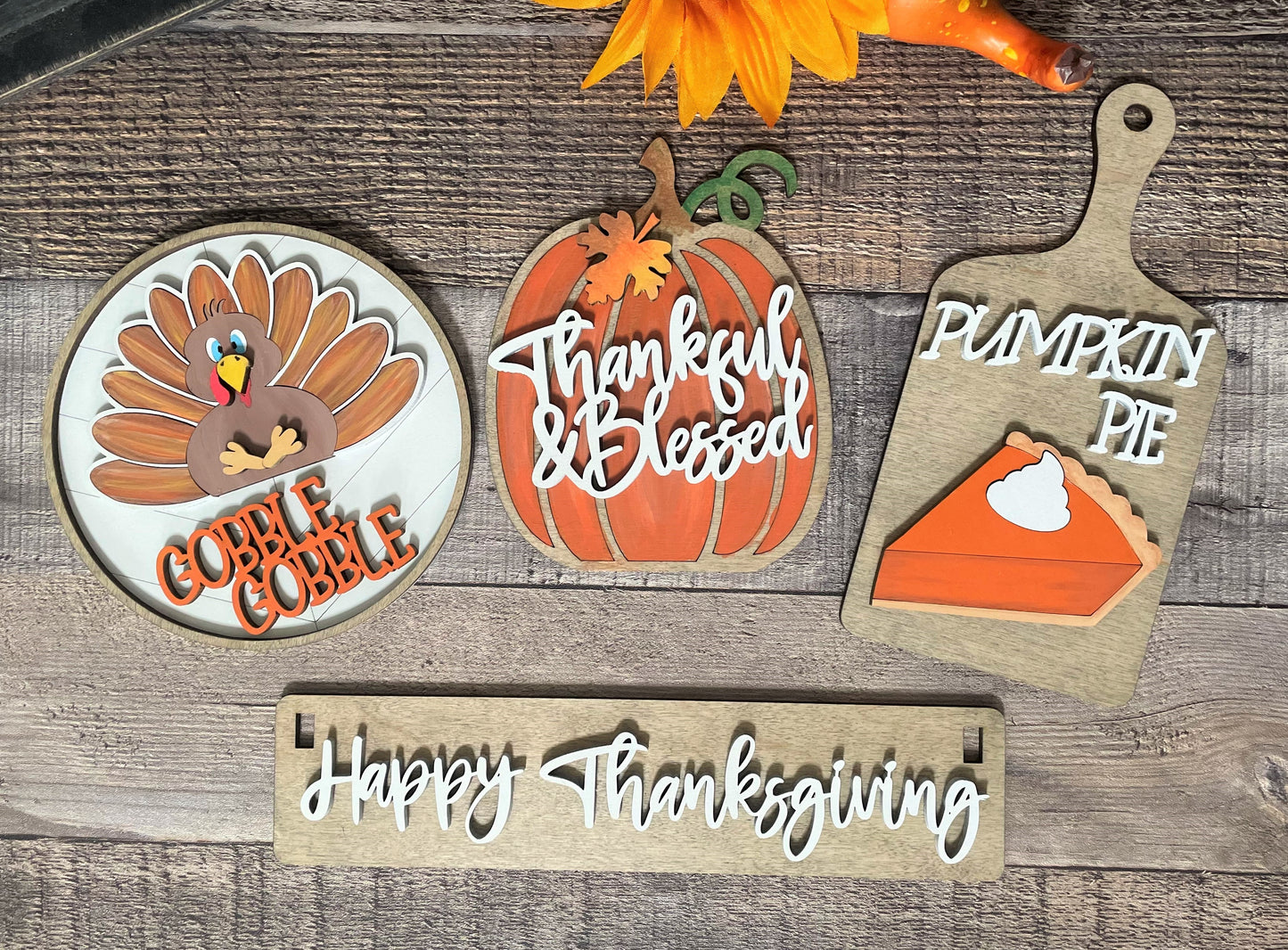 Happy Thanksgiving Interchangeable Set