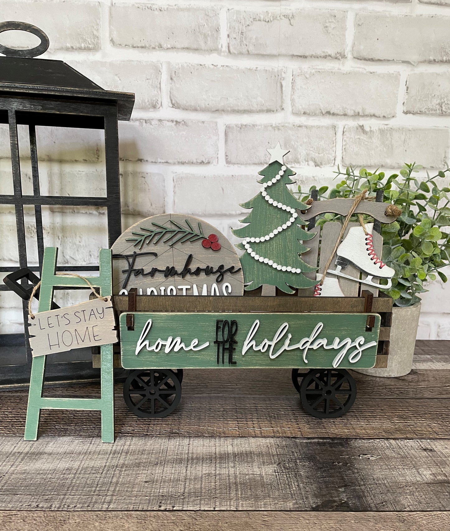 Christmas Farmhouse Insert Set