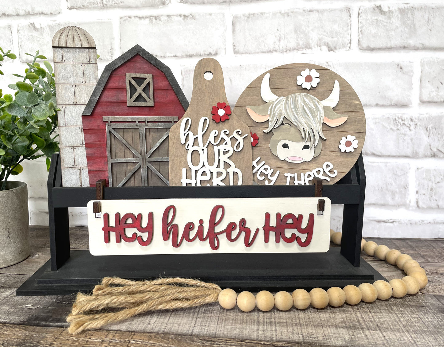 Highland Cow Interchangeable Set