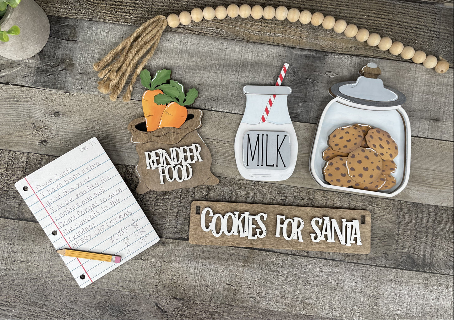 Christmas Cookies For Santa Insert Set