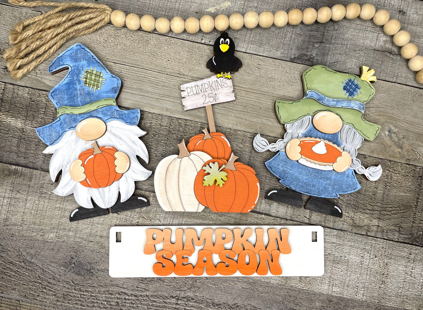 Gnome Pumpkin Season Interchangeable Set