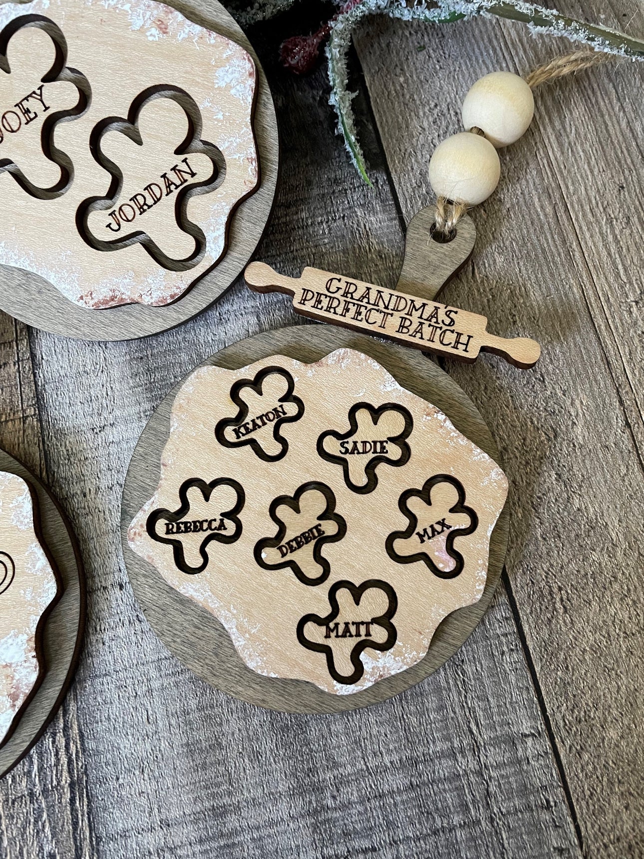 “Our Perfect Batch” Gingerbread Family Ornament