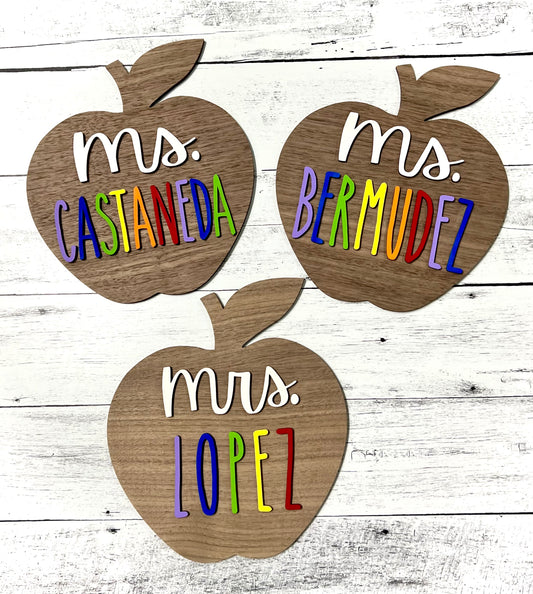 Teacher Name Apple