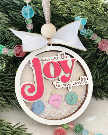 You are the Joy to my World Ornaments
