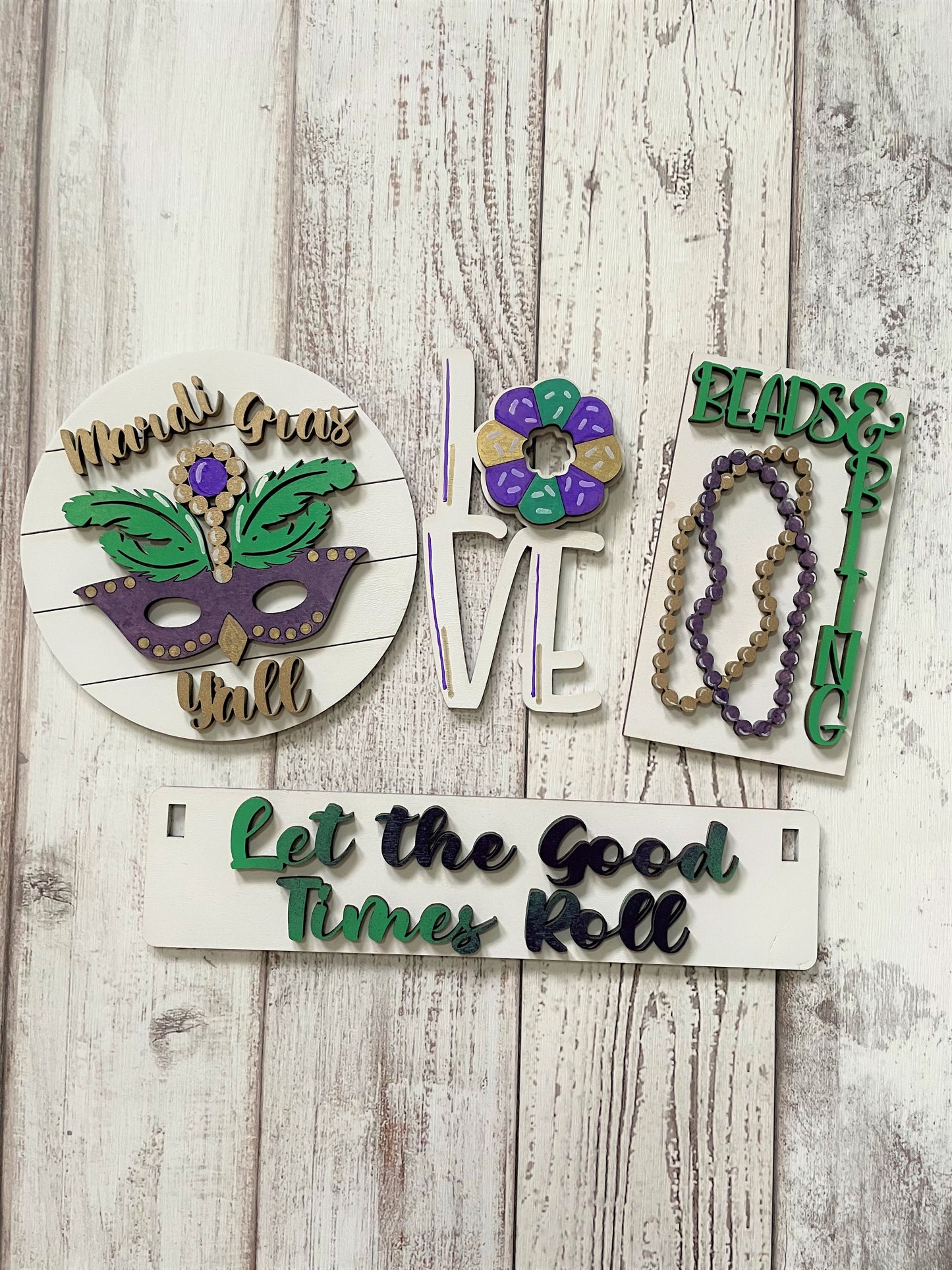 Mardi Gras Interchangeable Set