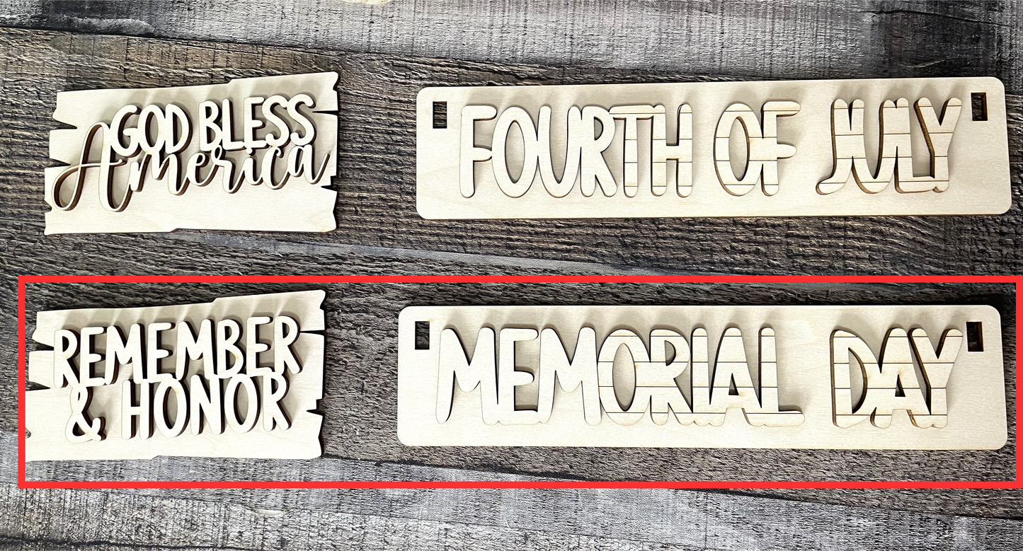 Patriotic Gnomes Insert Set