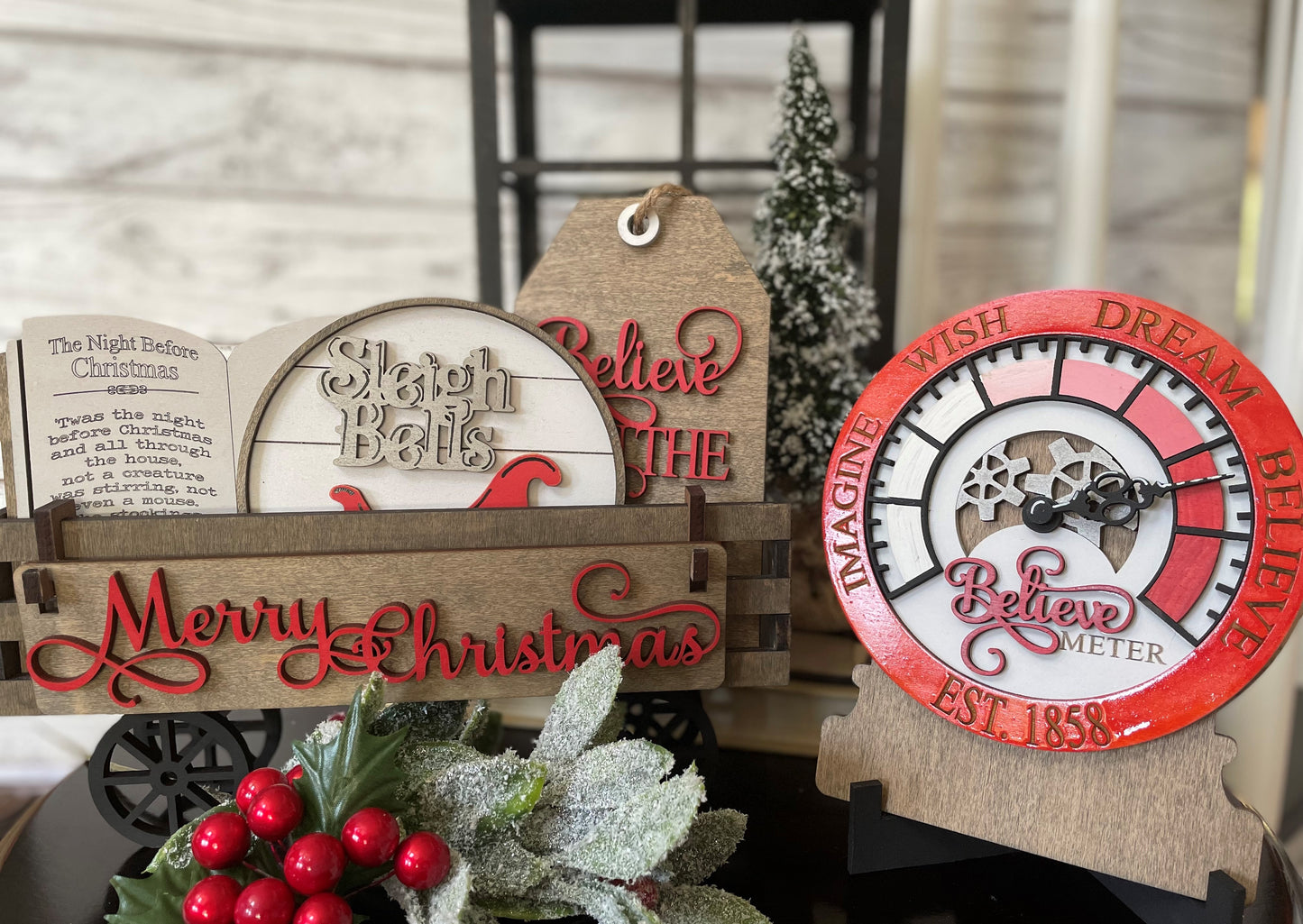 Christmas Vintage Interchangeable Set