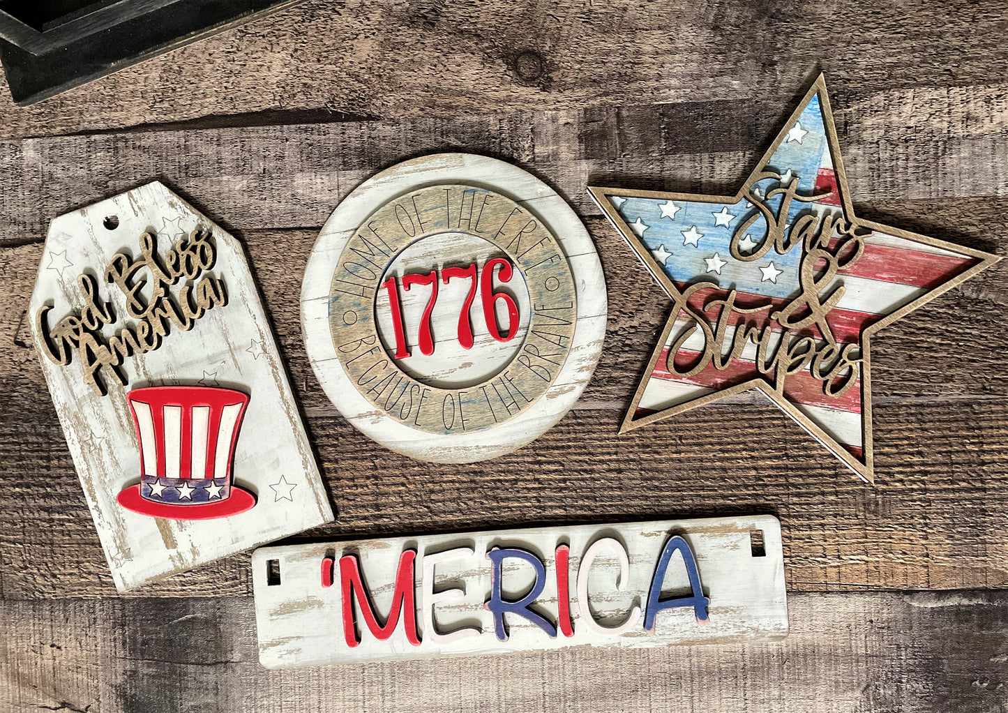 God Bless America Interchangeable Set