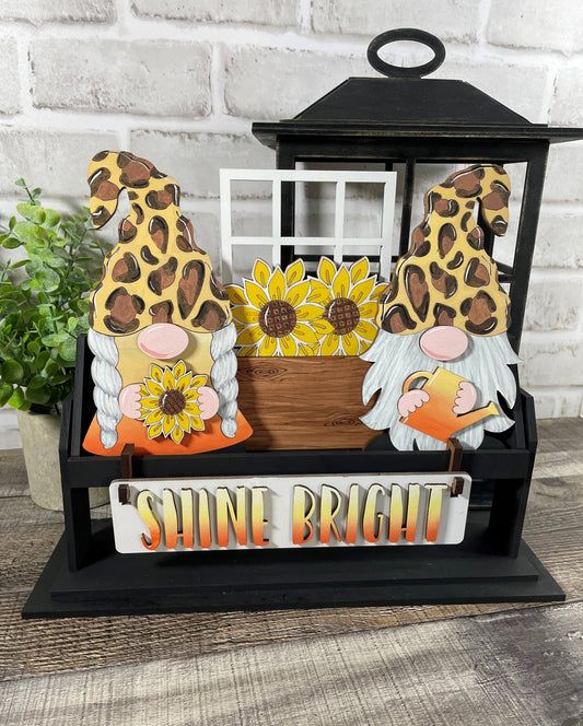 Sunflower Gnome Insert Set