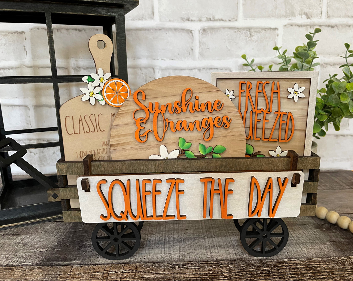 Oranges Squeeze the Day Insert Set