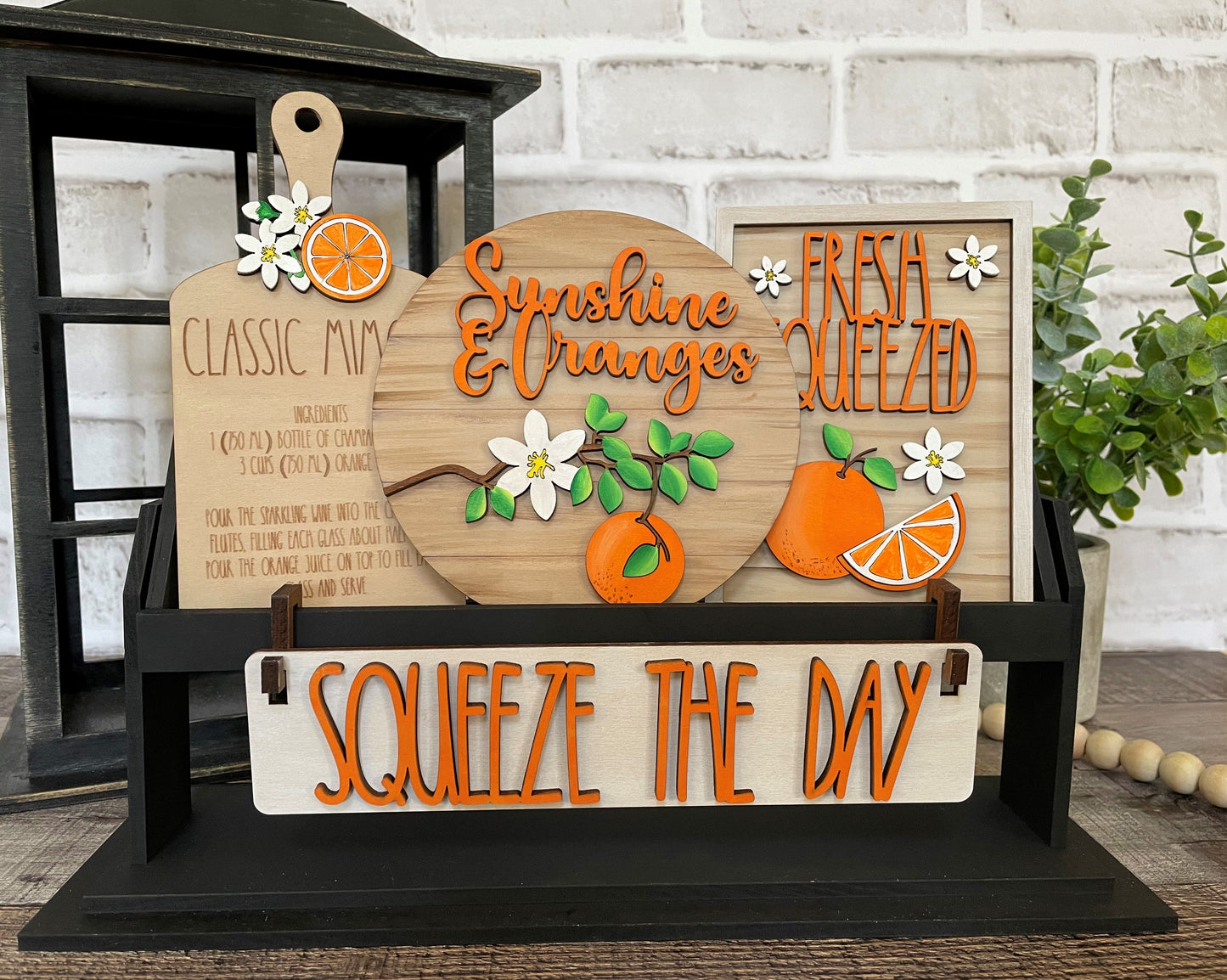 Oranges Squeeze the Day Interchangeable Set