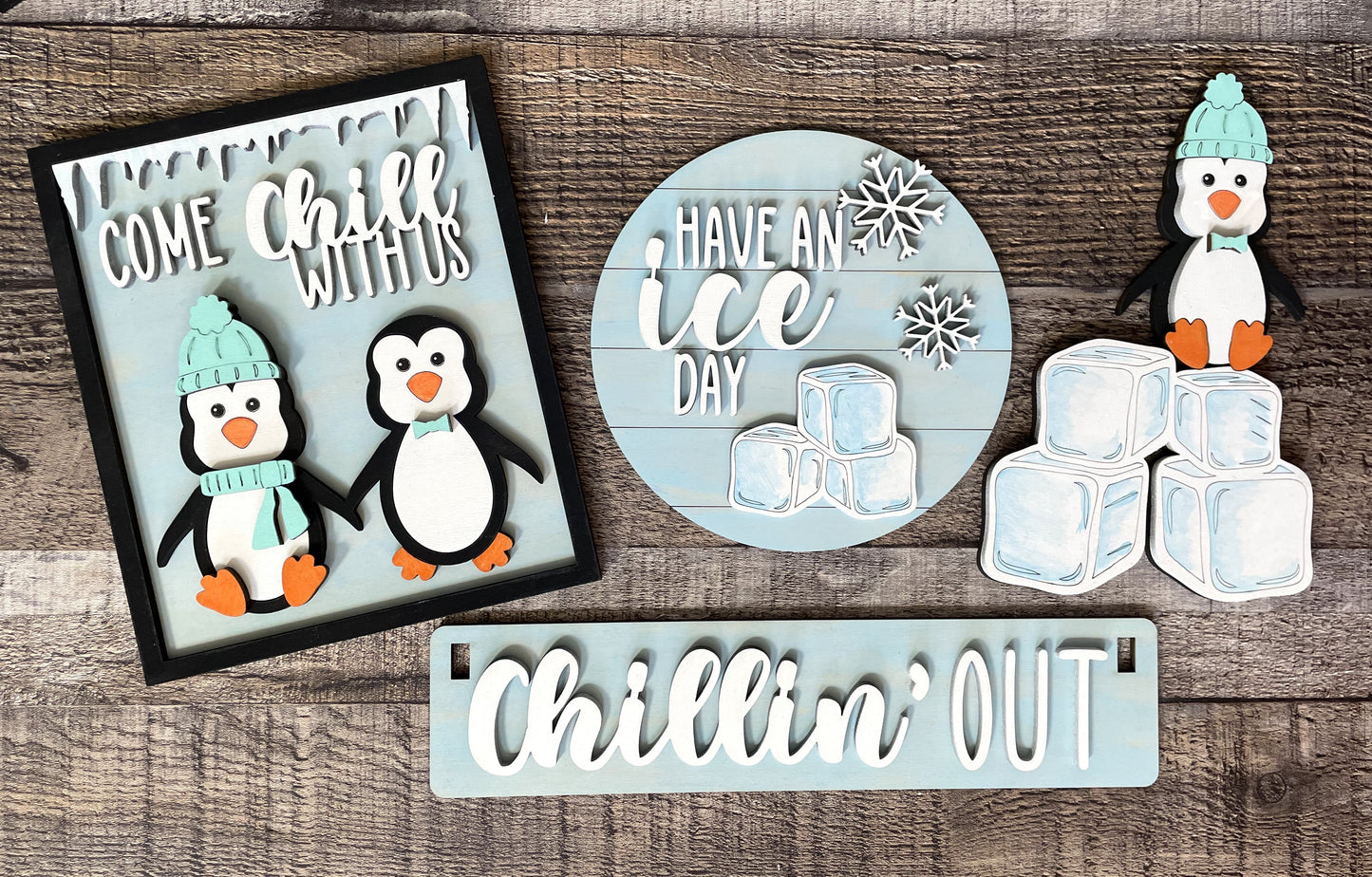 Penguins Chillin' Out Interchangeable Set