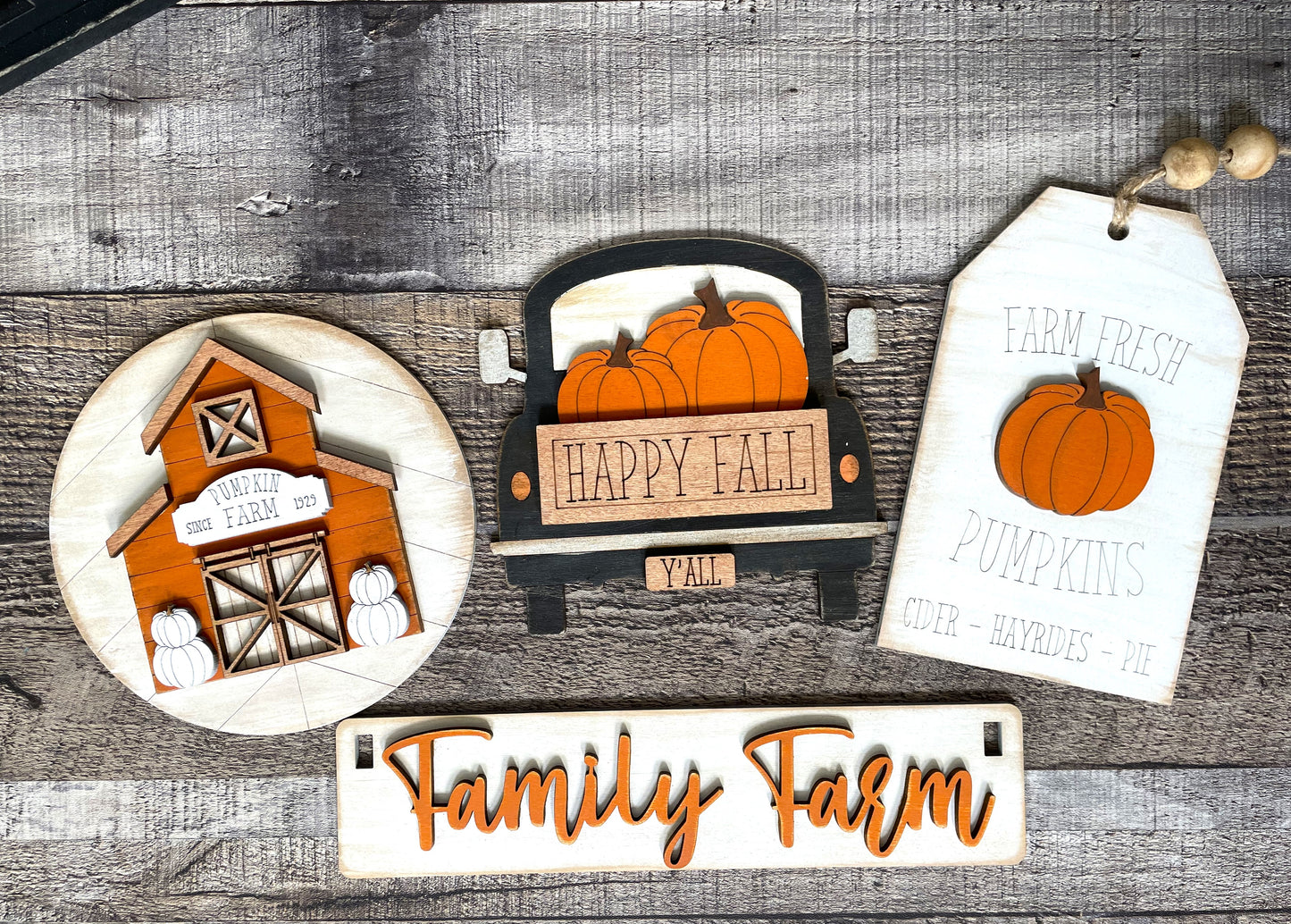 Fall Family Farm Interchangeable Set