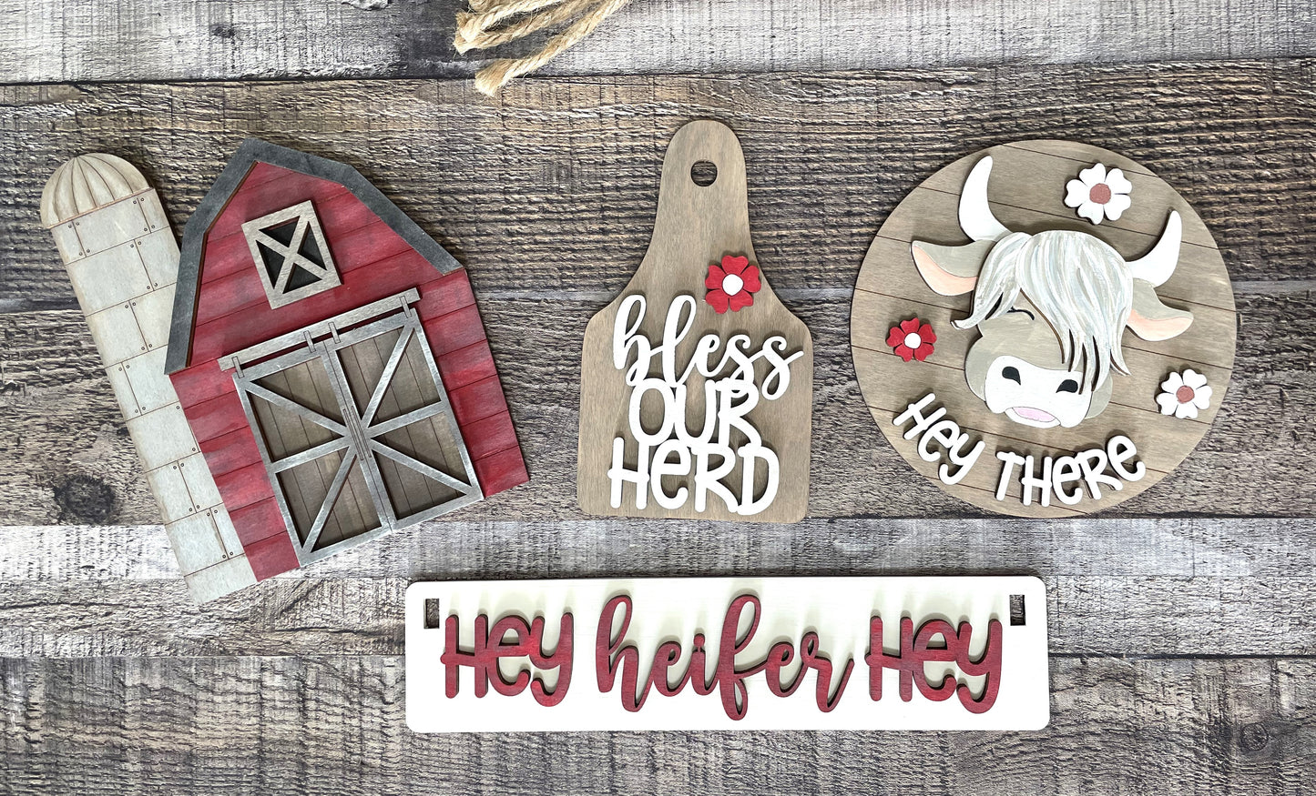 Highland Cow Interchangeable Set