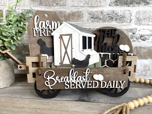 Breakfast Chickens Insert Set