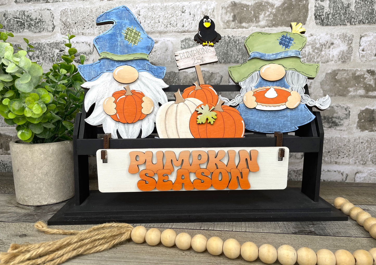 Gnome Pumpkin Season Interchangeable Set