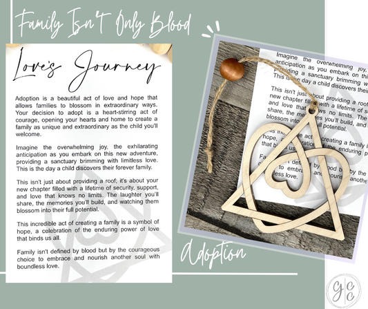 Adoption Story Charm