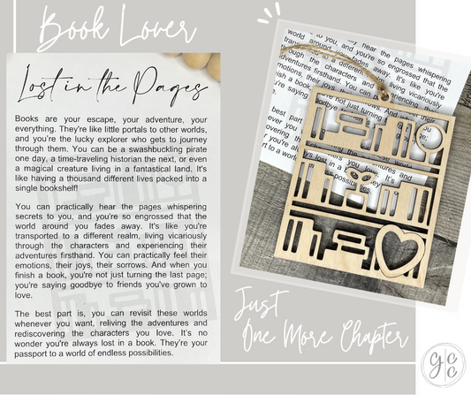 Book Lovers Story Charm