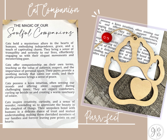 Cat Companion Story Charm