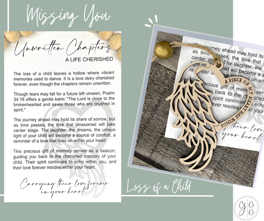 Child Loss Story Charm