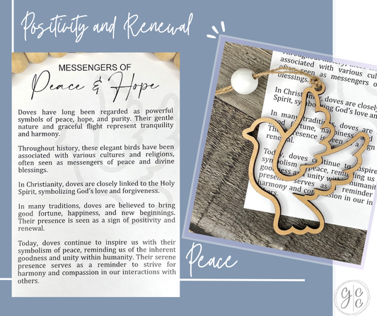 Dove's Peace Story Charm