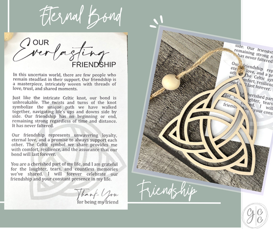 Friendship Knot Story Charm