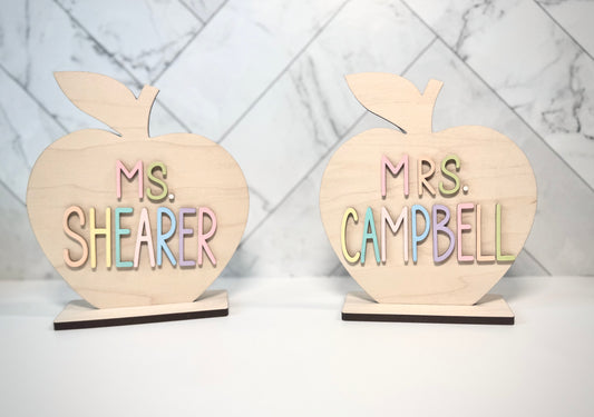 Teacher Name Apple