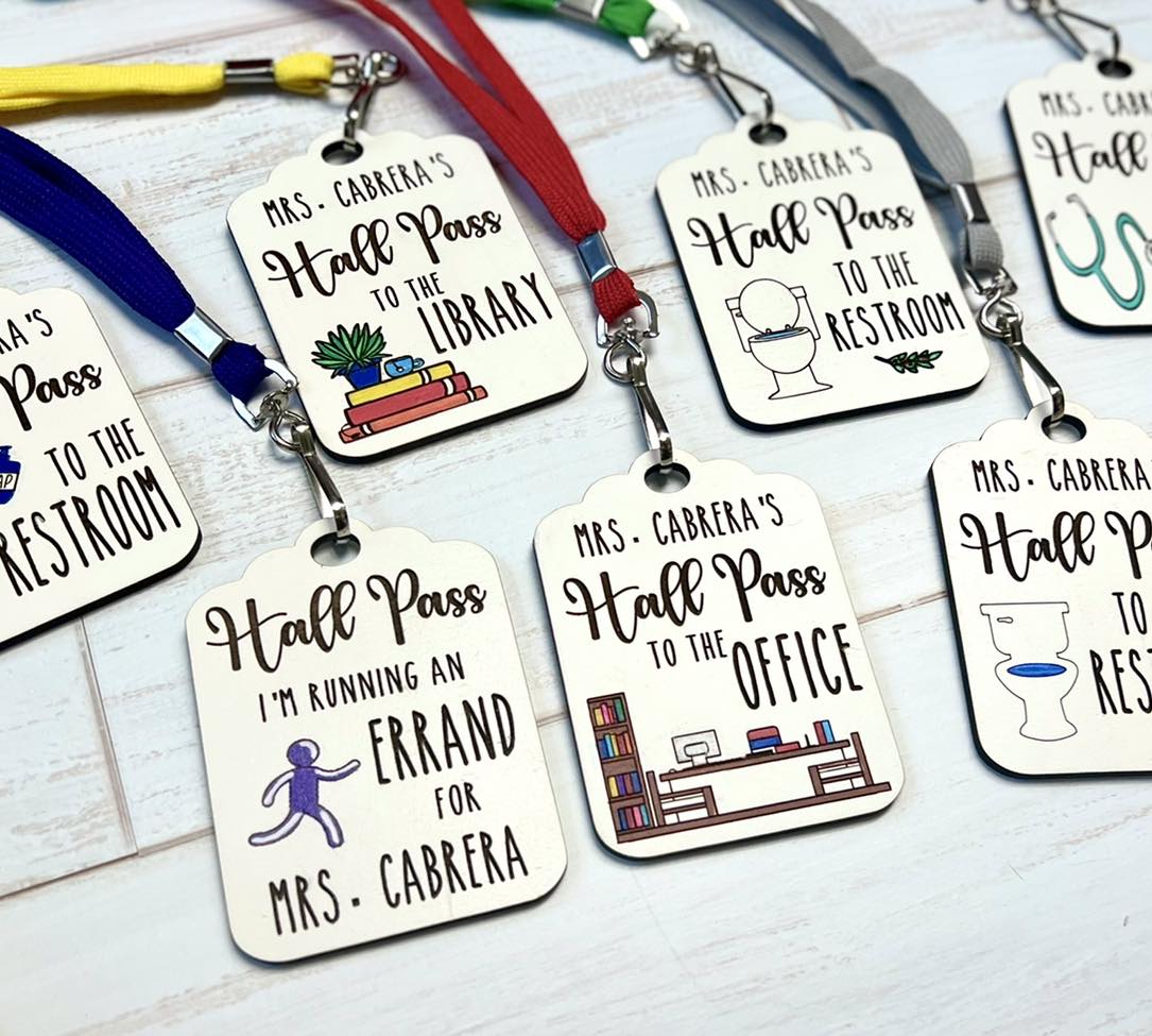 Teacher Hall Passes