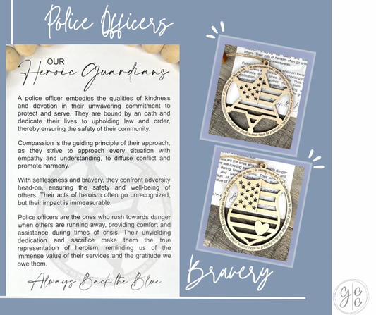 Police Officer Story Charm