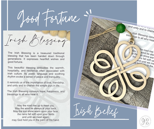 Irish Clover Story Charm