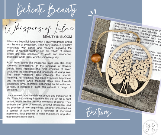 Beauty in Bloom - Lilac Story Charm