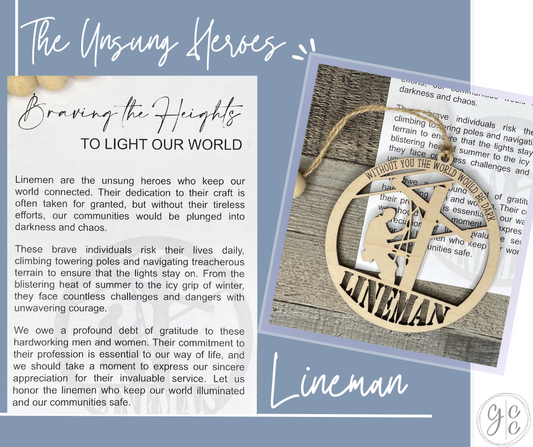 Linemen Heros Story Charm
