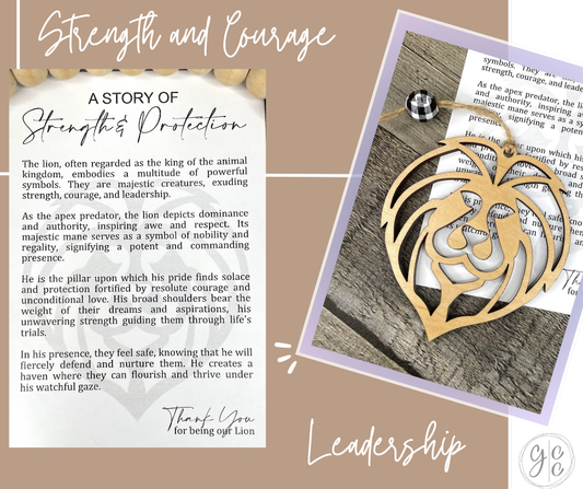 Lions Strength Story Charm