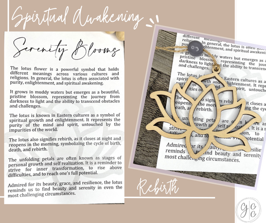 Spiritual Awakening - Lotus Flower Story Charm