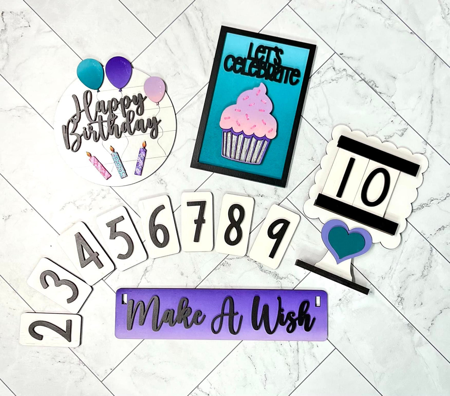 Make A Wish Birthday Interchangeable Set