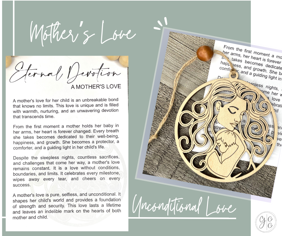 Motherly Love Story Charm
