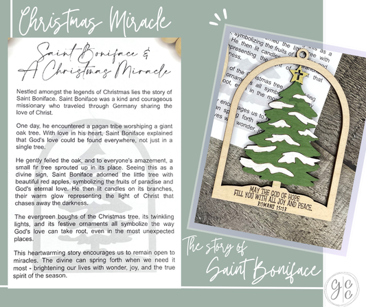 Saint Boniface Story Charm