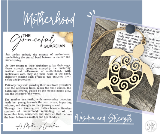 Motherhood - Sea Turtle Story Charm