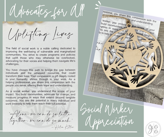 Social Worker Story Charm