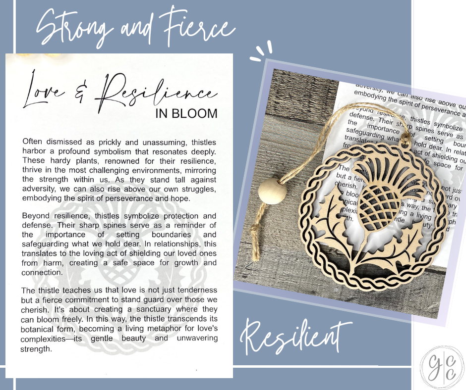 Thistle Story Charm