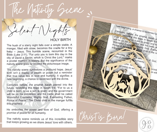 Nativity Scene Story Charm