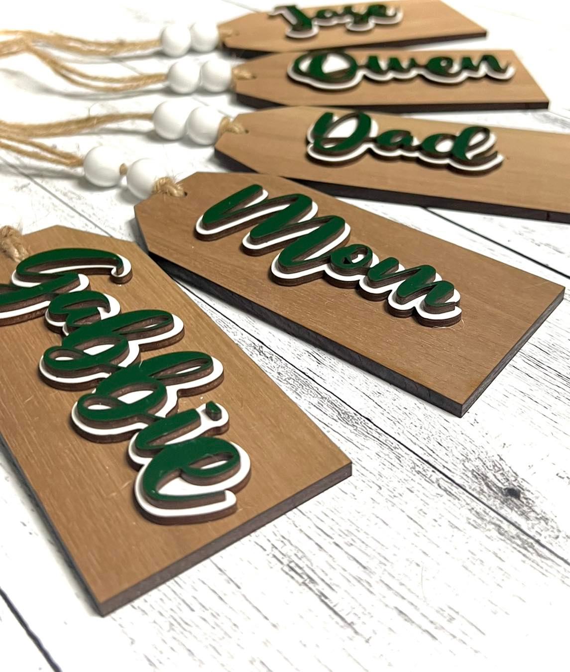 Stocking Name Tags