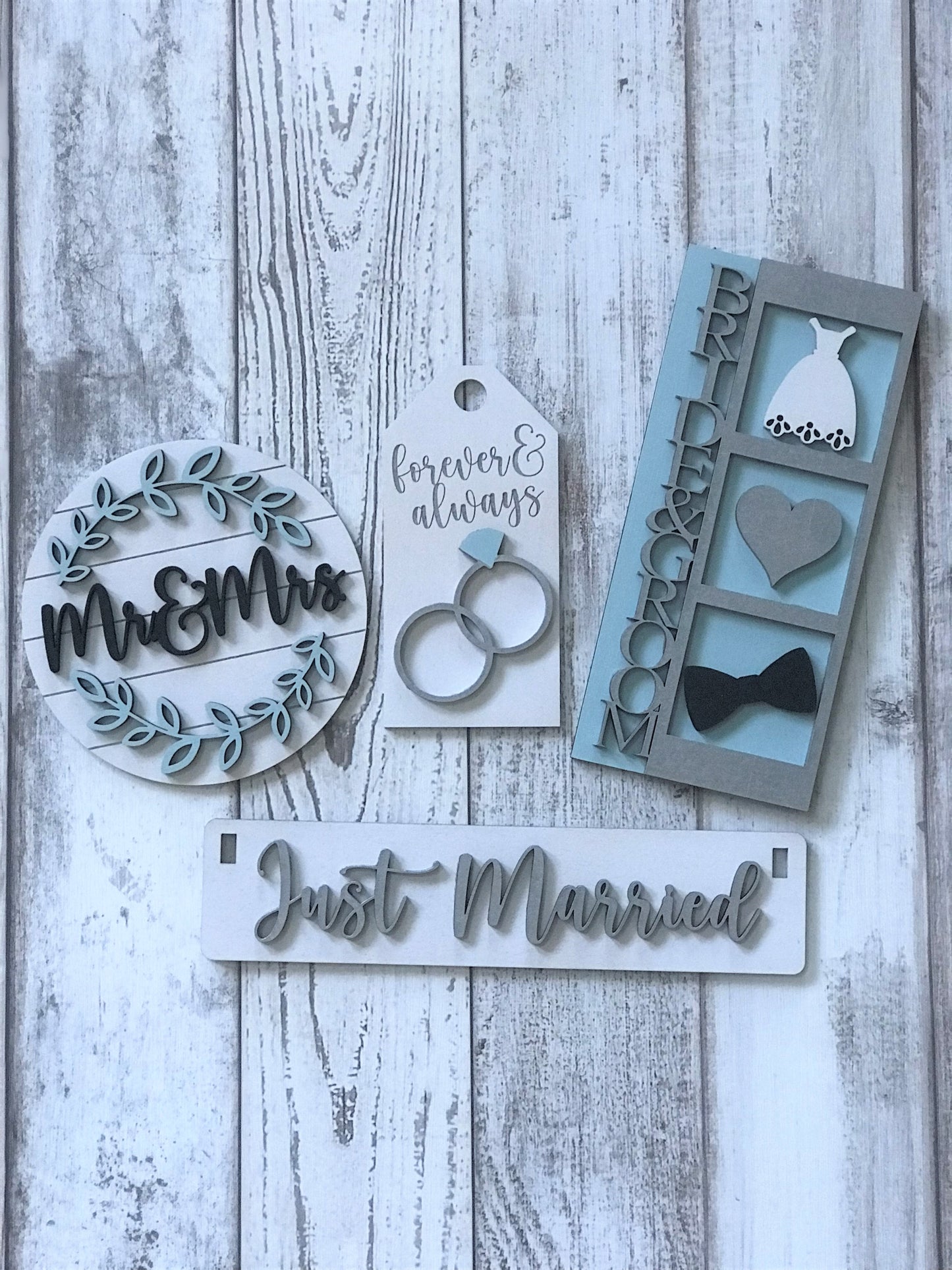 Just Married Interchangeable Set